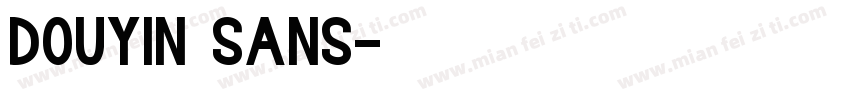 douyin sans字体转换